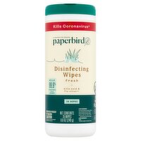 Paperbird Fresh Disinfecting Wipes, 35 count, 8.8 oz