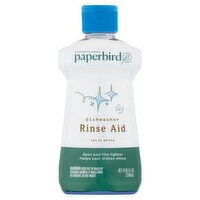 Paperbird Dishwasher Rinse Aid, 8.45 fl oz, 8.45 Ounce