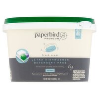 Paperbird Premium Fresh Scent Ultra Dishwasher Detergent Pacs, 36 count, 16 oz