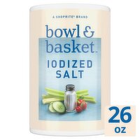 Bowl & Basket Iodized Salt, 26 oz, 26 Ounce