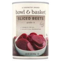 Bowl & Basket Sliced Beets, 15 oz, 15 Ounce