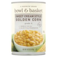 Bowl & Basket Sweet Cream Style Golden Corn, 14.75 oz, 14.75 Ounce