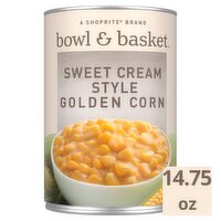 Bowl & Basket Sweet Cream Style Golden Corn, 14.75 oz, 14.75 Ounce