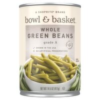 Bowl & Basket Whole Green Beans, 14.5 oz, 14.5 Ounce