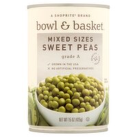 Bowl & Basket Mixed Sizes Sweet Peas, 15 oz, 15 Ounce