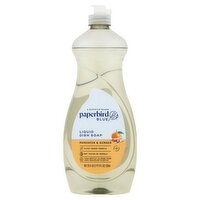 Paperbird Blue Mandarin & Ginger Liquid Dish Soap, 25 fl oz, 25 Fluid ounce