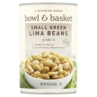 Bowl & Basket Small Green Lima Beans, 15 oz