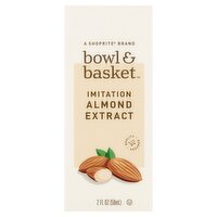 Bowl & Basket Imitation Almond Extract, 2 fl oz, 2 Fluid ounce