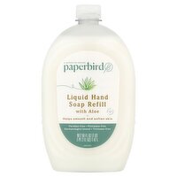 Paperbird Liquid Hand Soap Refill with Aloe, 50 fl oz