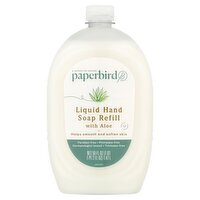 Paperbird Liquid Hand Soap Refill with Aloe, 50 fl oz