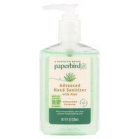 Paperbird Advanced Hand Sanitizer with Aloe, 8 fl oz, 8 Fluid ounce