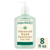 Paperbird Advanced Hand Sanitizer with Aloe, 8 fl oz, 8 Fluid ounce