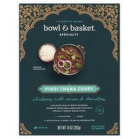 Bowl & Basket Specialty Chickpeas with Onion and Tomatoes Pindi Chana Curry, 10 oz