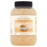 Bowl & Basket Minced Garlic in Water, 32 oz