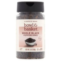 Bowl & Basket Whole Black Peppercorns, 3.5 oz, 3.5 Ounce