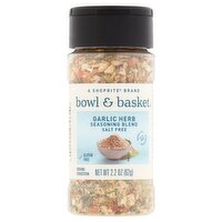 Bowl & Basket Salt Free Garlic Herb Seasoning Blend, 2.2 oz