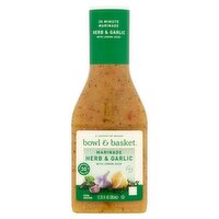 Bowl & Basket Herb & Garlic with Lemon Juice Marinade, 12.25 fl oz