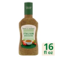 Bowl & Basket Italian Dressing, 16 fl oz, 16 Fluid ounce