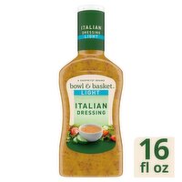 Bowl & Basket Bowl & Basket Light Italian Dressing, 16 fl oz, 16 Fluid ounce 