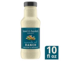 Bowl & Basket Specialty Avocado Oil Ranch Dressing & Marinade, 10 fl oz