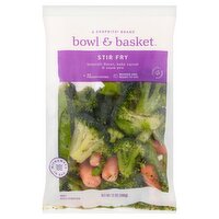 Bowl & Basket Stir Fry Broccoli Floret, Baby Carrot & Snow Pea, 12 oz, 12 Ounce