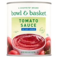 Bowl & Basket No Salt Added Tomato Sauce, 28 oz, 28 Ounce