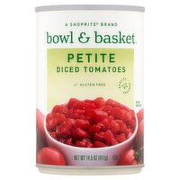 Bowl & Basket Petite Diced Tomatoes, 14.5 oz