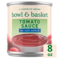 Bowl & Basket No Salt Added Tomato Sauce, 8 oz, 8 Ounce