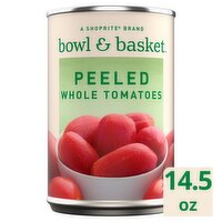 Bowl & Basket Peeled Whole Tomatoes, 14.5 oz, 14.5 Ounce