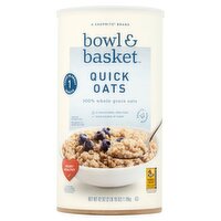 Bowl & Basket Quick Oats, 18 oz, 18 Ounce