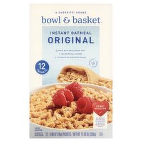 Bowl & Basket Original Instant Oatmeal, 0.98 oz, 12 count, 11.85 Ounce