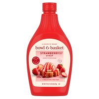 Bowl & Basket Strawberry Syrup, 22 oz, 22 Ounce