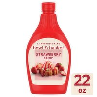 Bowl & Basket Strawberry Syrup, 22 oz