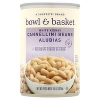 Bowl & Basket White Kidney Cannellini Beans Alubias, 15 oz, 15 Ounce