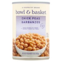 Bowl & Basket Chick Peas, 15 oz