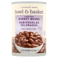 Bowl & Basket Light Red Kidney Beans, 15 oz, 15 Ounce