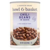 Bowl & Basket Chili Beans in Sauce, 15.5 oz, 15.5 Ounce