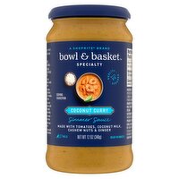 Bowl & Basket Specialty Coconut Curry Simmer Sauce, 12 oz, 12 Ounce