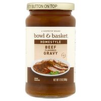 Bowl & Basket Homestyle Beef Flavored Gravy, 12 oz