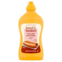 Bowl & Basket Yellow Mustard, 20 oz, 20 Ounce