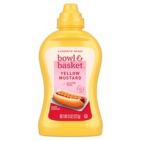 Bowl & Basket Yellow Mustard, 8 oz, 8 Ounce