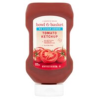 Bowl & Basket No Sugar Added Tomato Ketchup, 19 oz, 19 Ounce