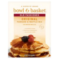 Bowl & Basket Old Fashioned Original Pancake & Waffle Mix, 32 oz, 32 Ounce