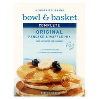 Bowl & Basket Complete Original Pancake & Waffle Mix, 32 oz, 32 Ounce