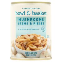 Bowl & Basket Stems & Pieces Mushrooms, 13.25 oz