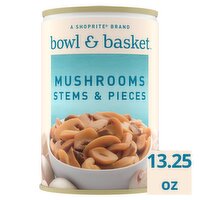 Bowl & Basket Stems & Pieces Mushrooms, 13.25 oz