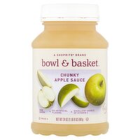 Bowl & Basket Chunky Apple Sauce, 24 oz, 24 Ounce