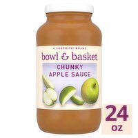 Bowl & Basket Chunky Apple Sauce, 24 oz, 24 Ounce