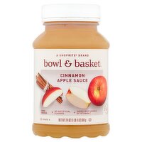 Bowl & Basket Cinnamon Apple Sauce, 24 oz, 24 Ounce