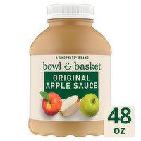 Bowl & Basket Original Apple Sauce, 48 oz, 48 Ounce